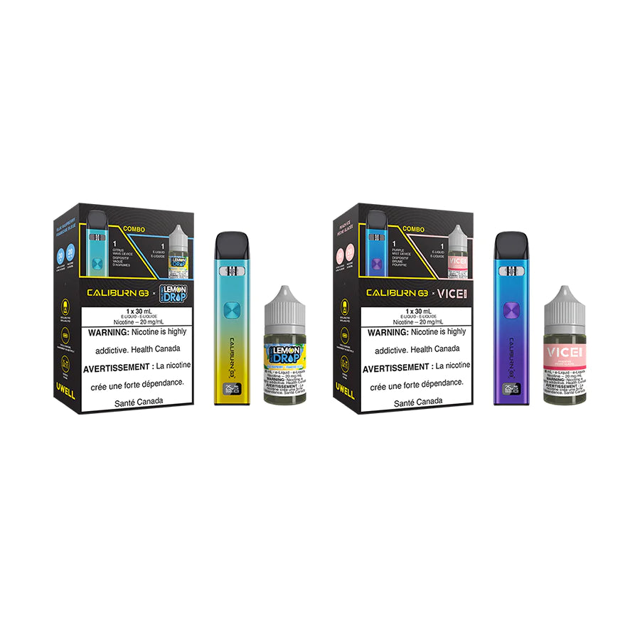 UWELL CALIBURN G3 POD KIT AND SALT E-LIQUID BUNDLE – Squamish Vapor