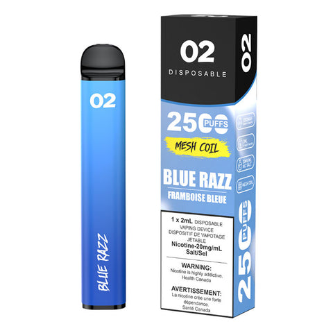 O2 by OVNS 2500Puff Disposable