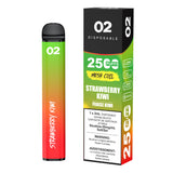 O2 by OVNS 2500Puff Disposable
