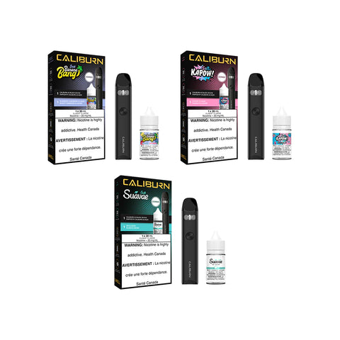 UWELL CALIBURN A3 POD KIT AND SALT E-LIQUID BUNDLE Squamish Vapor UWELL CALIBURN A3 POD KIT AND SALT E-LIQUID BUNDLE Squamish Vapor