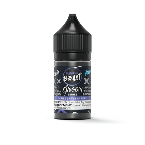 Chuggin Blueberry Sparkle Iced Flavour Beast Salt