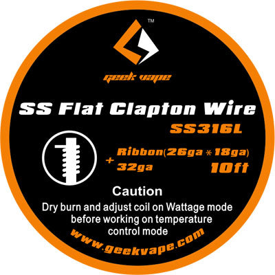GeekVape SS Flat Clapton Wire