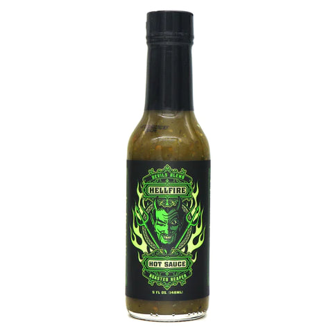 Hellfire Devil's Blend Roasted Reaper Hot Sauce (Green)