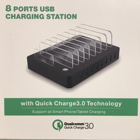 8 Port USB Charging Station